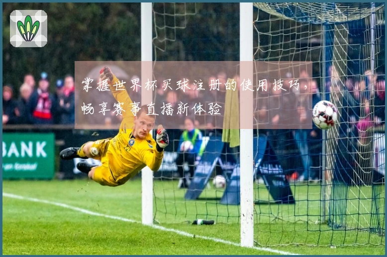 掌握世界杯买球注册的使用技巧，畅享赛事直播新体验